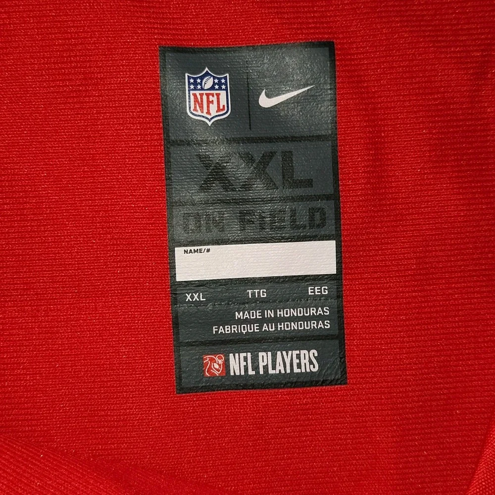 Nike Jameis Winston Tampa Bay Buccaneers NFL Jersey Red Mens XXL 3 On Field